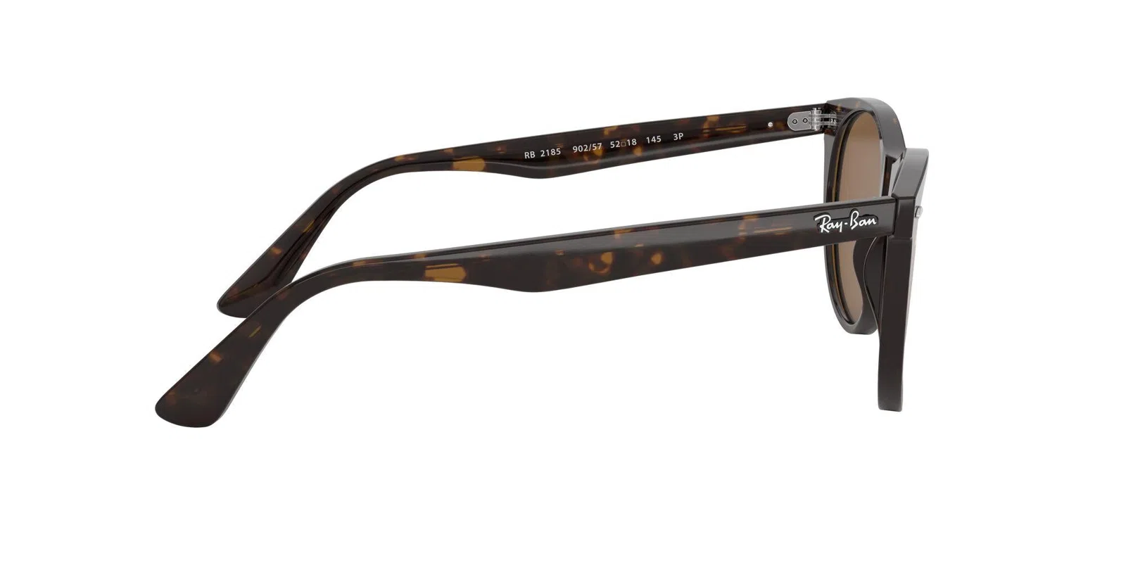Ray-Ban Wayfarer Ii 2185 Sunglasses - Havana On Trasparent Light Bro - view 70
